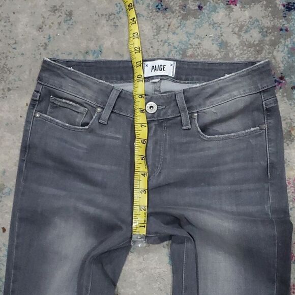 Paige Verdugo Ankle with Raw Ankles in Dark Grey Size 28 - Picture 12 of 16